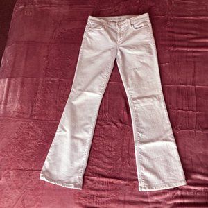 Joe’s White Flair Jeans Provocateur